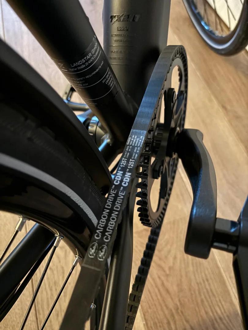 E-bike Lamassu heren met riemaandrijving (zwart) 5