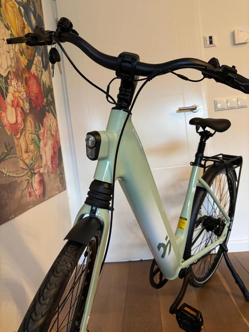 E-bike Lamassu dames met riemaandrijving (groen) 2